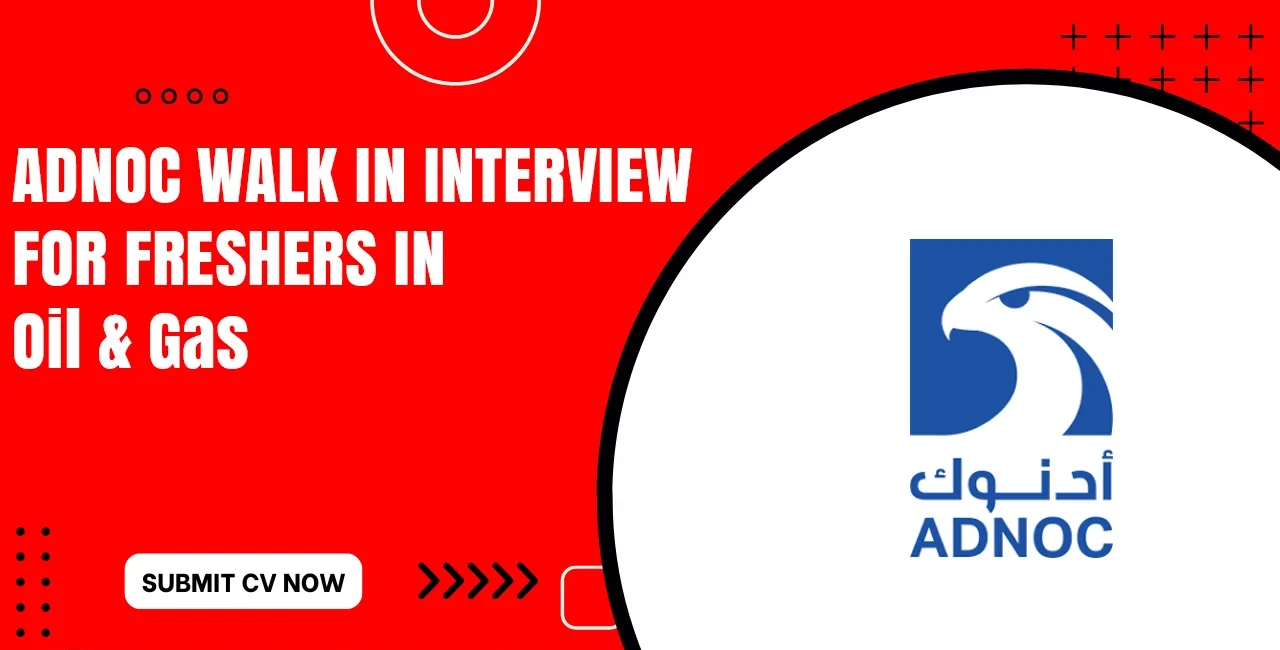 ADNOC Job Vacancy in Dubai