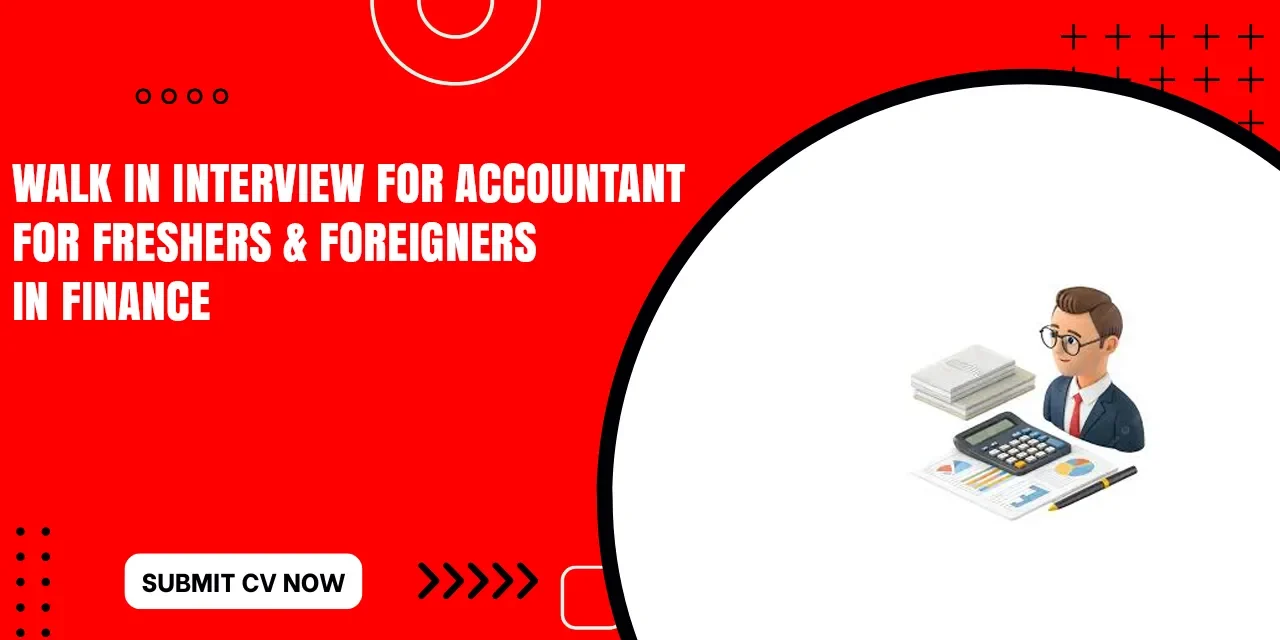 Accountant Jobs in Dubai for Freshers Apply Online