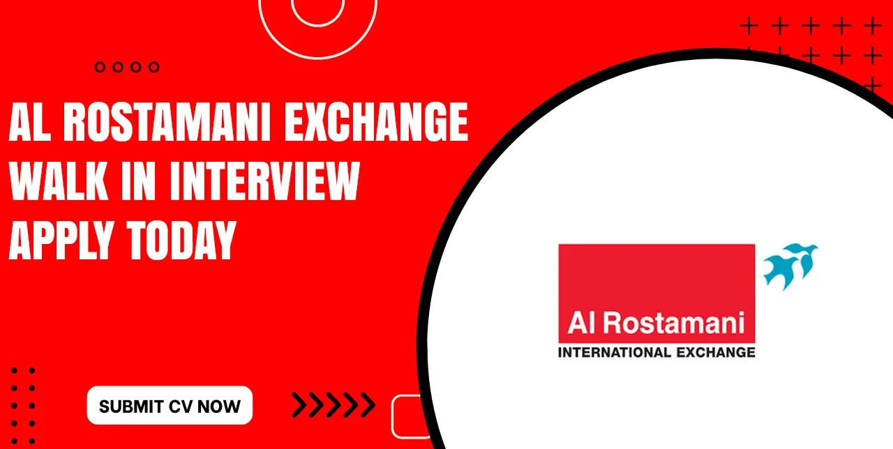 Al Rostamani Exchange Job Vacancies