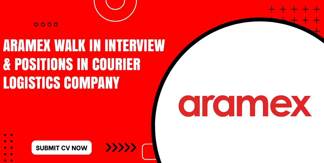 Aramex Job Vacancy for Freshers