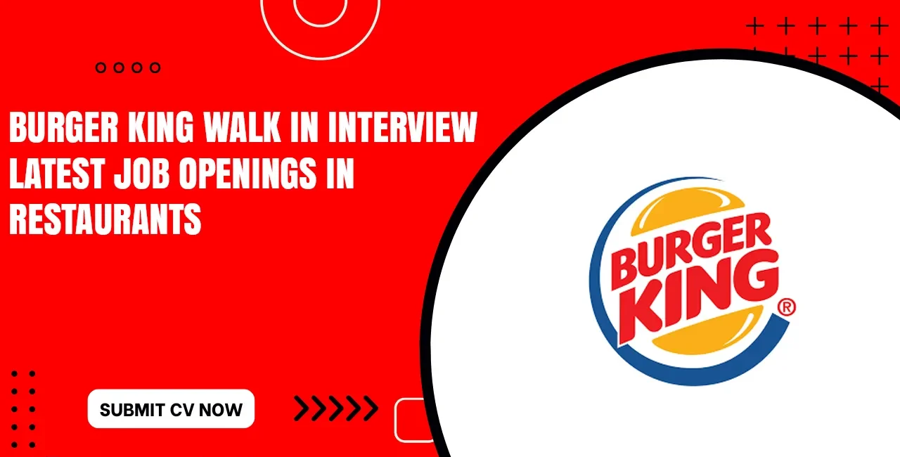 Burger King Job Application Online