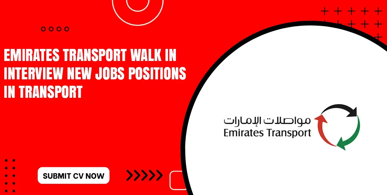 Emirates Transport Job Vacancy for Females
