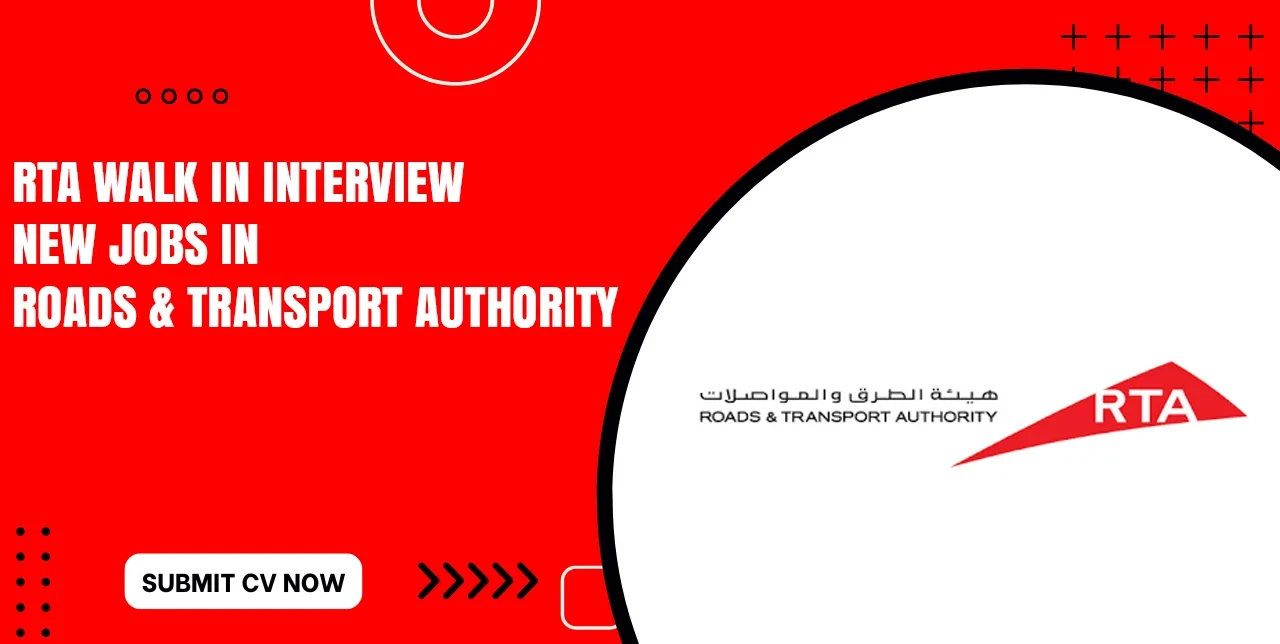 RTA Dubai Jobs Online Apply