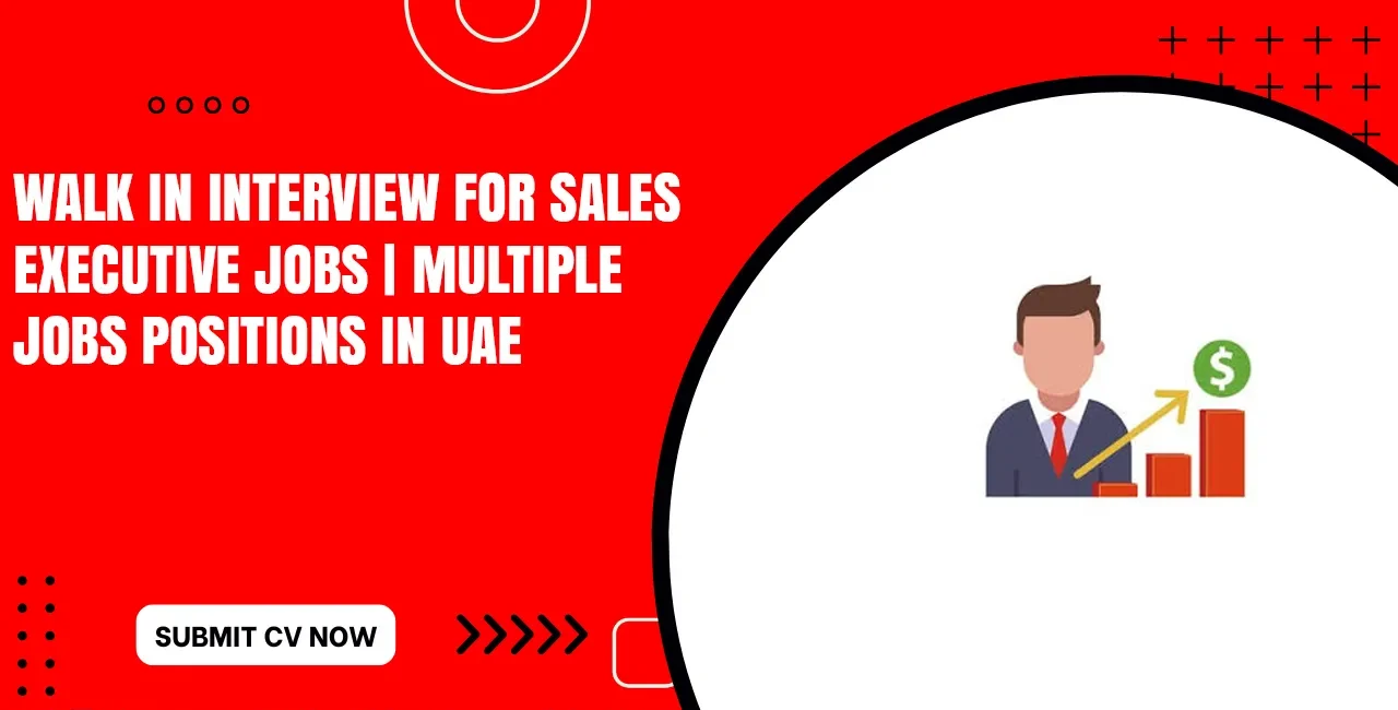 Sales Executive Jobs With Visa Sposnsorship