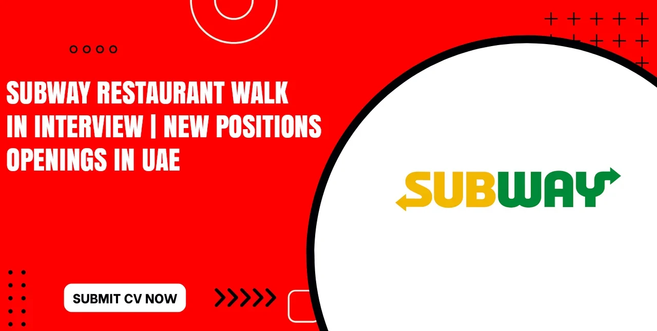 Subway Restaurant Careers Submit Job Application Online