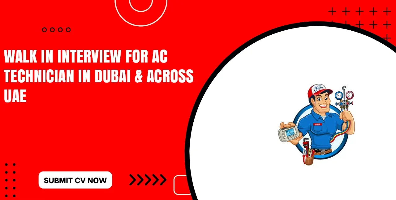 Walk in Interview for AC Technician